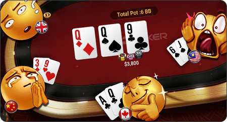 online poker table real money action
