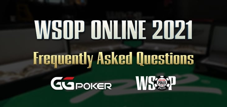 WSOP FAQ 2021 online poker blog banner