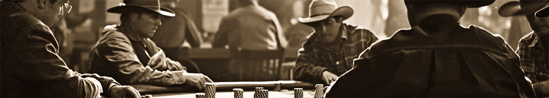poker in an old west saloon