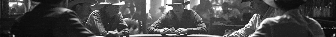 cowboys playing poker