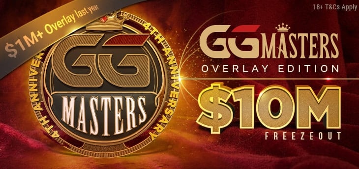 GGMasters Overlay Edition Returns With $10M Prize Guarantee
