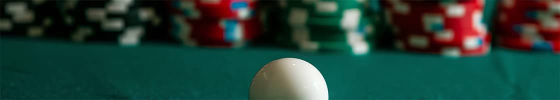 Pool Ball and Poker Chips
